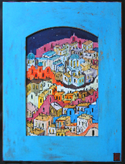 Acrylic and wood panel