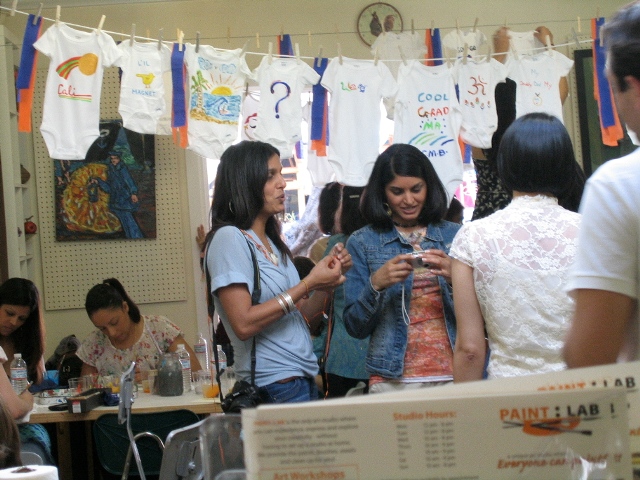 Baby Shower -- individualized onesies as a gift...